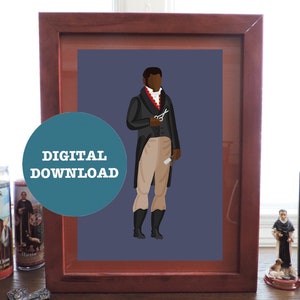 Venerable Pierre Toussaint Minimalist Print - DIGITAL DOWNLOAD