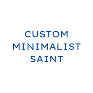 Custom Minimalist Saint Drawing - DIGITAL DOWNLOAD