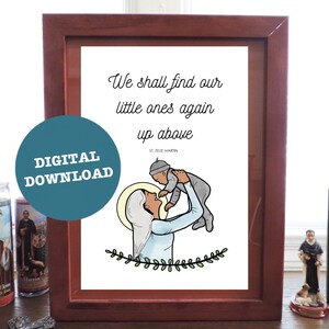 St. Zelie Martin "Little Ones" Print for Miscarriage & Infant Loss - Gender Neutral (DIGITAL DOWNLOAD)