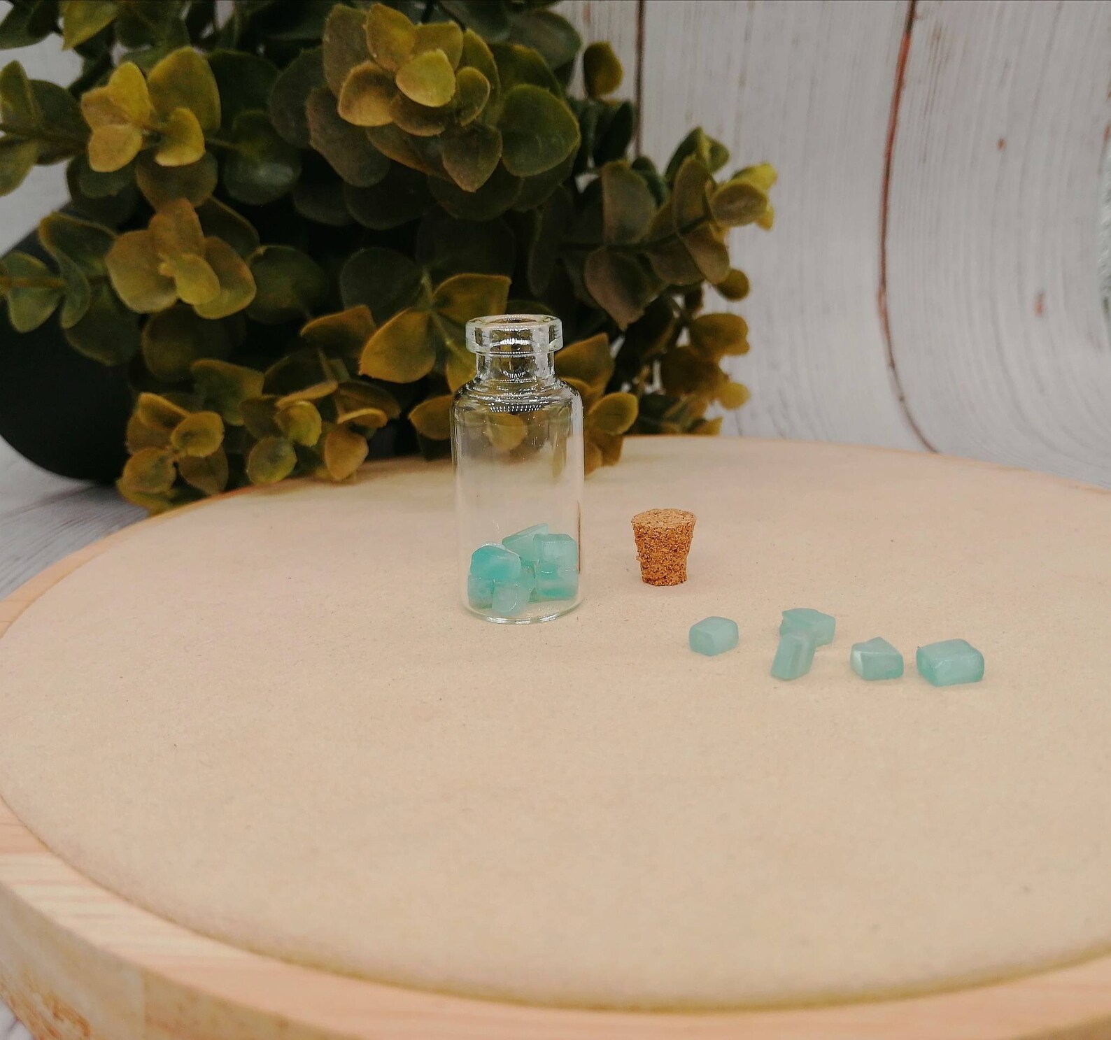 Mini glass containers glass apothecary jar with cork Etsy