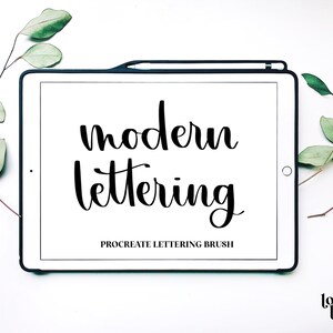 Moderner Schriftzug | Hard Nib Lettering Brush | Procreate Lettering Brushes | Procreate Pinsel | Kalligrafie Pinsel | Kalligrafie Brush Procreate