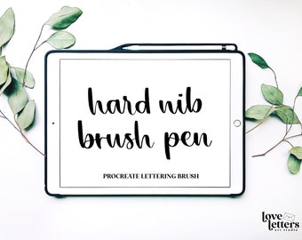 Pinceau à lettrage à pointe dure | Procréer des pinceaux de lettrage | Brosse à procréer | Pinceau de calligraphie | Pinceau de calligraphie Procréer