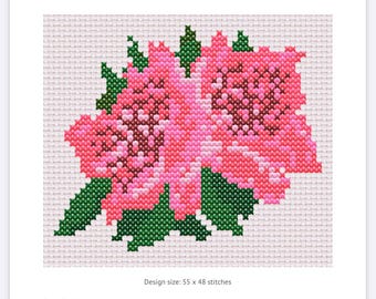 アザレアのニードルポイント/クロスステッチチャート