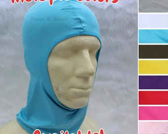 Fursuit Balaclava Cooling Dino Mask Hood Head Base Liner Lycra Spandex