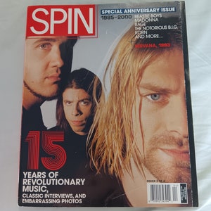 Vintage Spin Magazine April 2000 Nirvana Kurt Cobain Hole Courtney Love Beastie Boys Tupac The Replacements Pearl Jam Madonna Beck