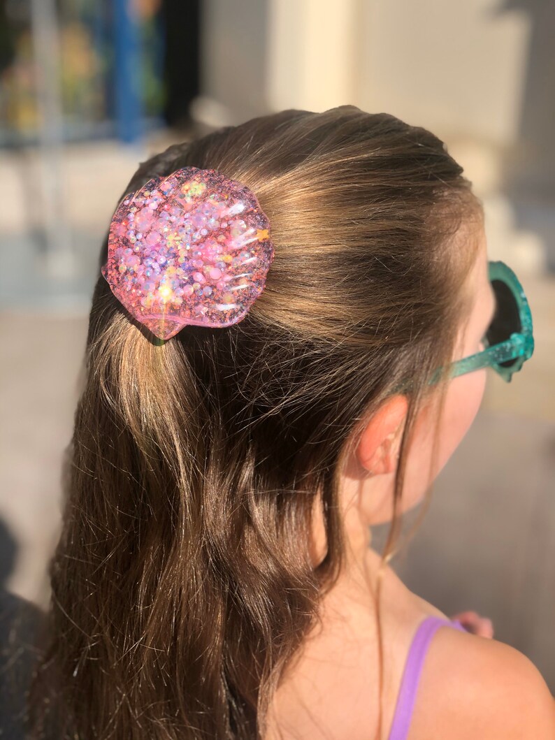 Seashell Hair Clip Etsy