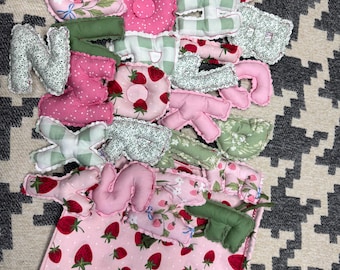 Plush Play Letters