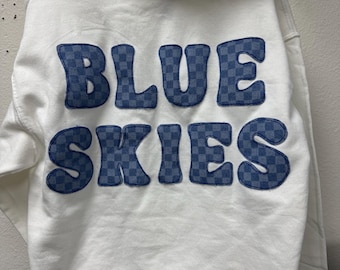 Pilot Blue Skies Patchwork Hoodie