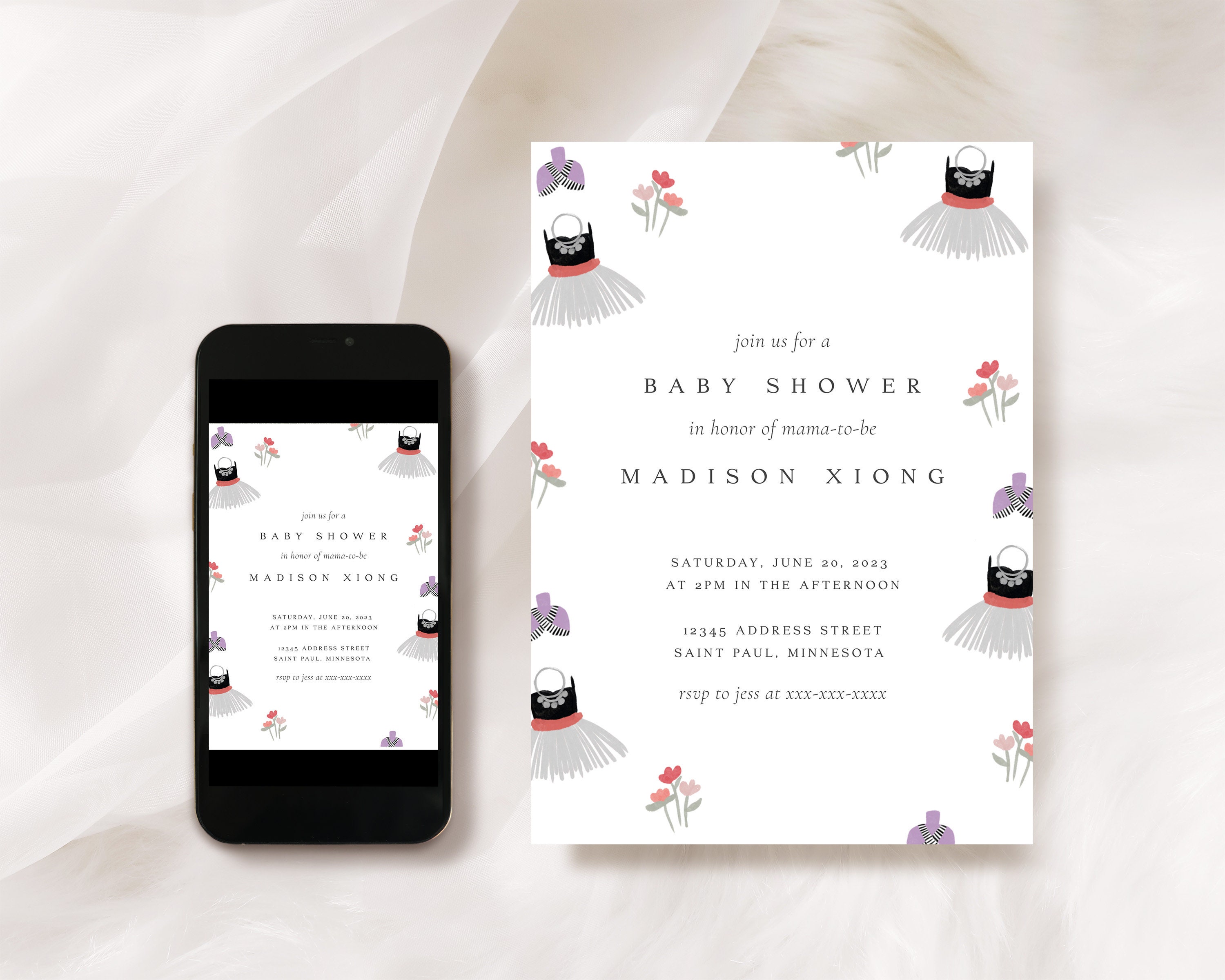 Hmong Girl Baby Shower | Baby Shower Invitation, Cute Baby Shower ...