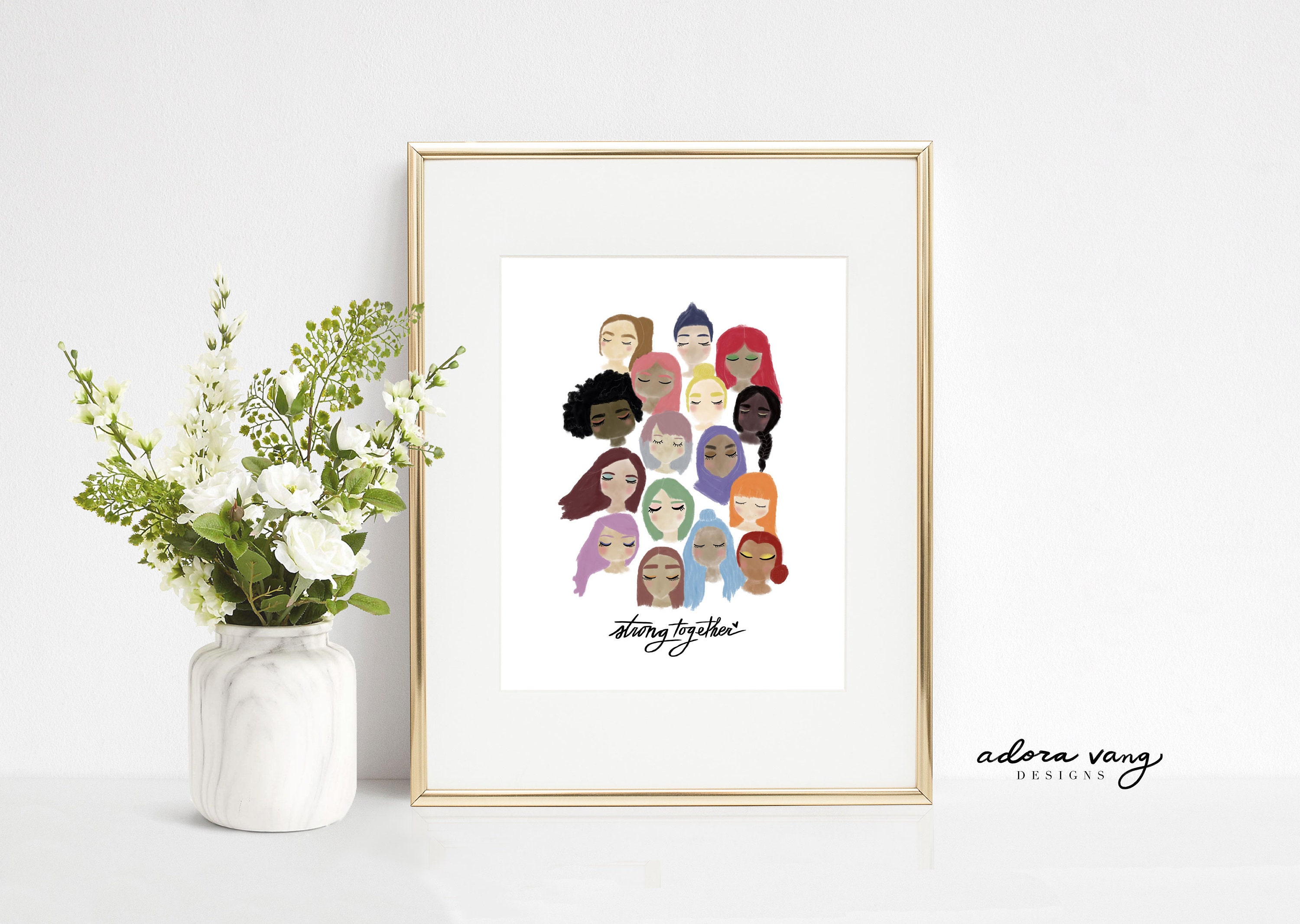 Strong Woman Art Print - ibp4kyp