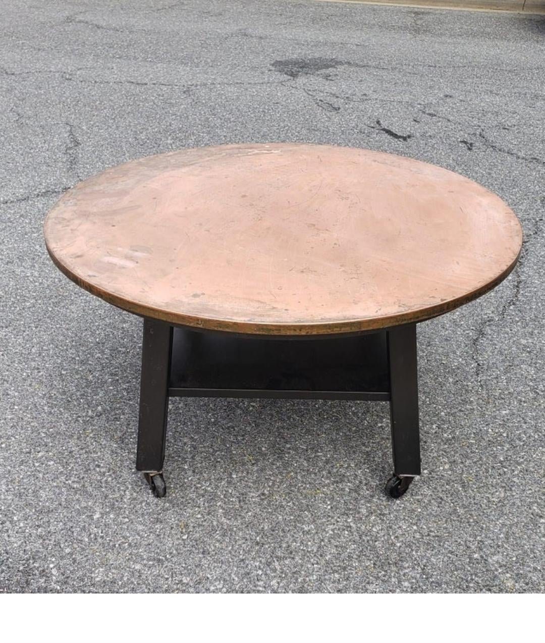 Copper top table crate and barrel deals