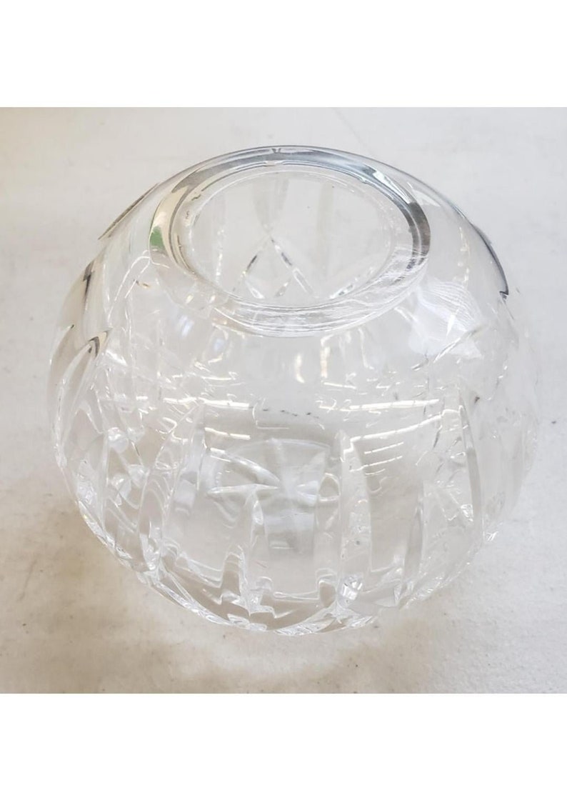 Original Waterford Cut Crystal Ball Candle Holder Etsy