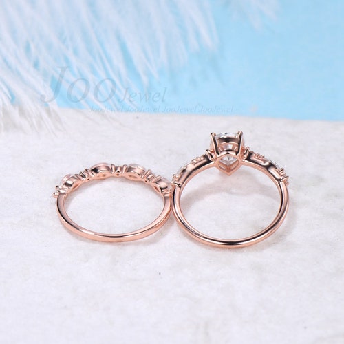 1.25ct Pear Shaped Color Change Alexandrite Ring June Birthstone Jewelry Alexandrite shops Wedding Band Moissanite Alexandrite Bridal Set Women