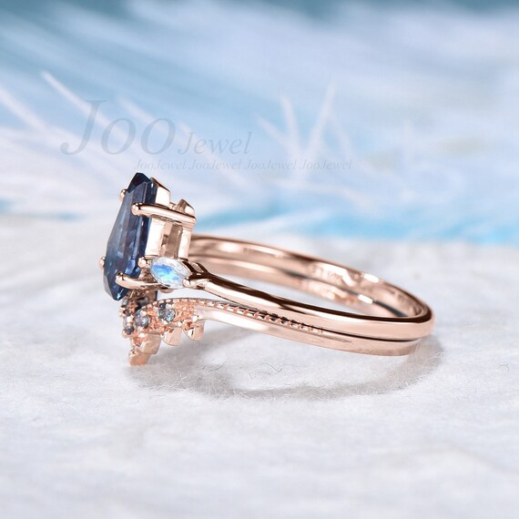 Coffin wedding 2024 ring set