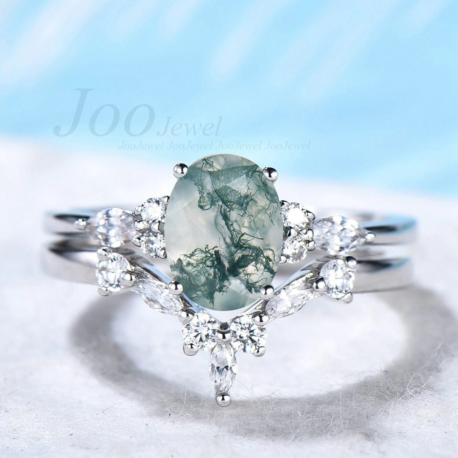 Sterling Silver Oval Real Moss Agate Ring Set Unique Green Moss Agate Engagement Rings Marquise Curve Wedding Band Natural Gems Gift for Her - Etsy Sterling Silver Oval Real Moss Agate Ring Set Unique Green Moss Agate Engagement Rings Marquise Curve Wedding Band Natural Gems Gift for Her - Etsy