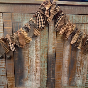 Plaid Fabric Garland