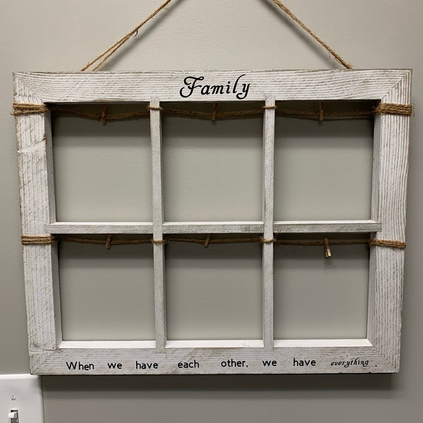 Window Picture Frame Etsy