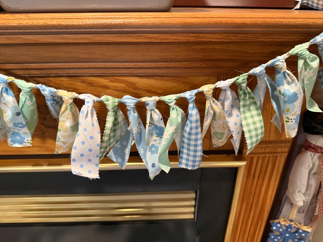 Spring Time Fabric Garland - Etsy