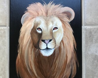 Lion Canvas Painting