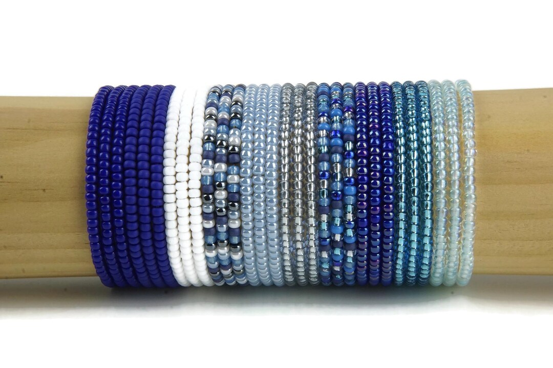 KAMIYA Mexican Beads Bracelet BLUE 極美品 KAMIYA Mexican Beads Bracelet BLUE 極美品 - メルカリ