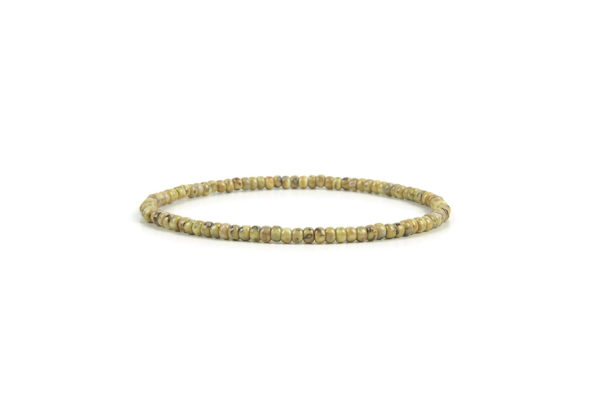 14k Gold Filled Iolite Beaded Bracelets, 2mm 2.5mm 3mm 4mm 5mm Beads,  Stretch Bracelets, Minimalist bracelet Stack, Boho trendy bracelet