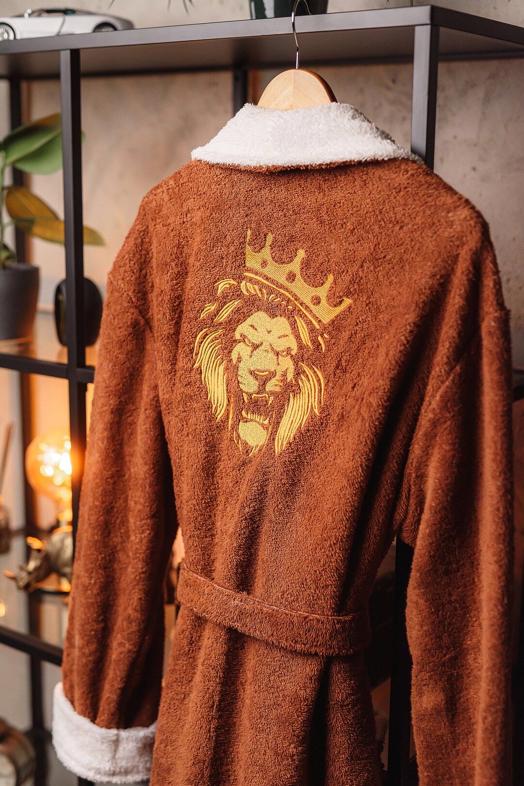 Personalized Embroidered Adult Robes/customized/terry Cotton Bath Robes ...