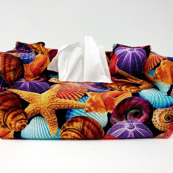 Sea Shell Tissue Box - Etsy