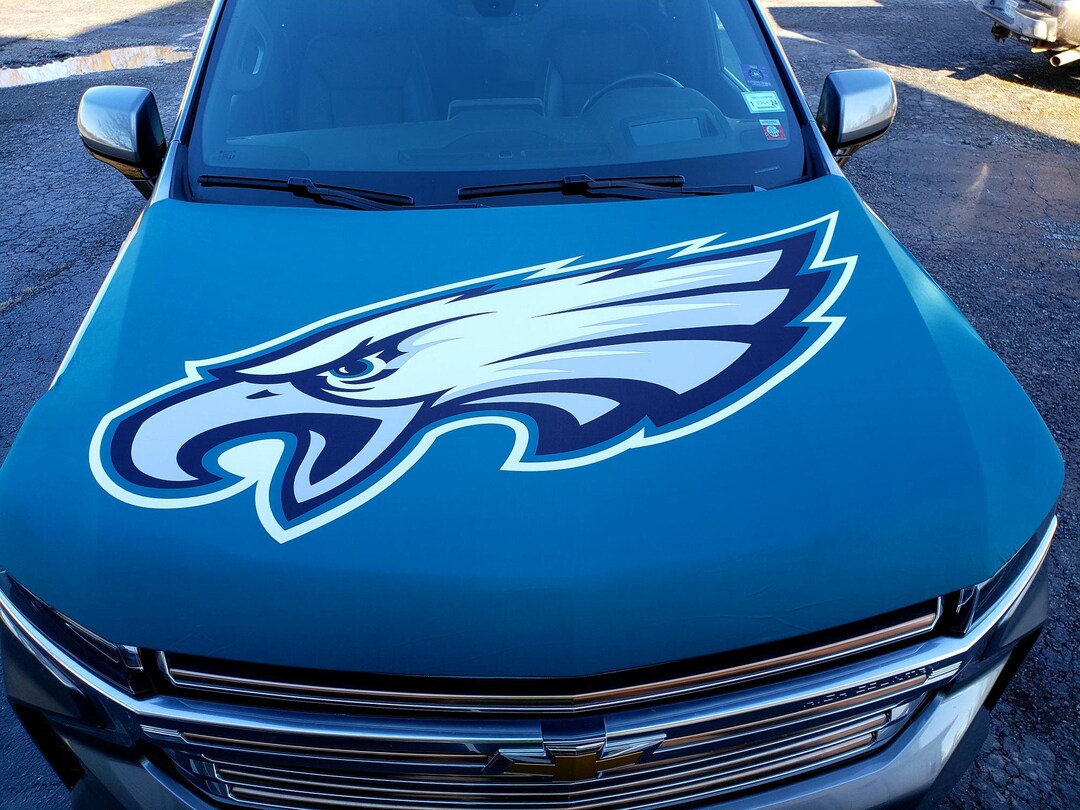 Philadelphia Eagles Auto Hood Cover Sports Accessories Flags Custom