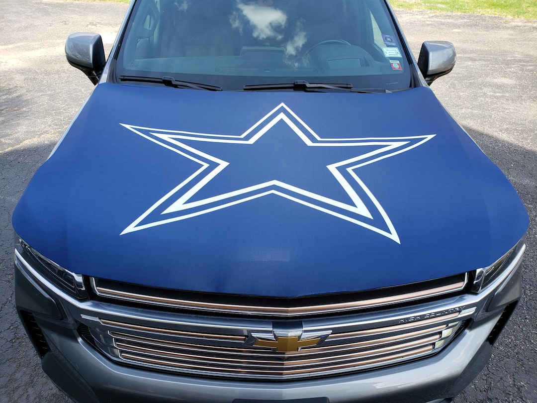 Dallas Cowboys Custom Car Hood Cover Sports Flags NFL Flags Hood Flags