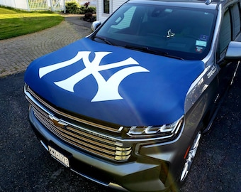 New York Yankees Custom Auto Hood Cover Sports Flags MLB Flags
