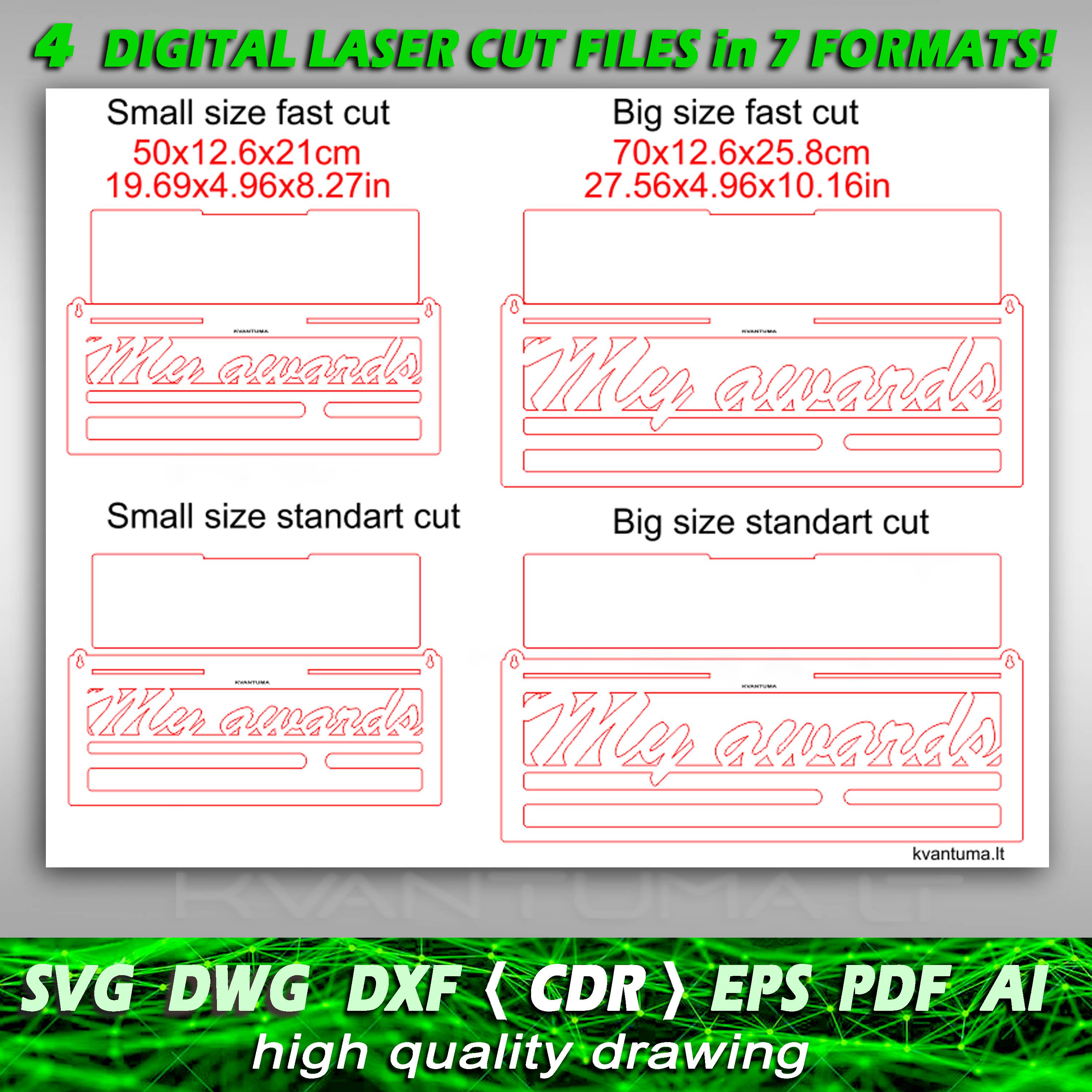 Medal Holder 3 Design Svg, Medal Rack Cdr, Award Shelf Dxf, Trophy ...