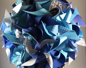 Paper Pinwheel Bouquet