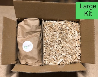 Kit de bloques de hormigón de cáñamo: hormigón de cáñamo, cal y receta