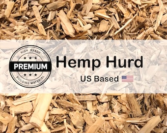 Hurd - 1 lb Premium Hemp Hurd |  Hempcrete Raw Materials, Hemp Shiv, Sustainable Living