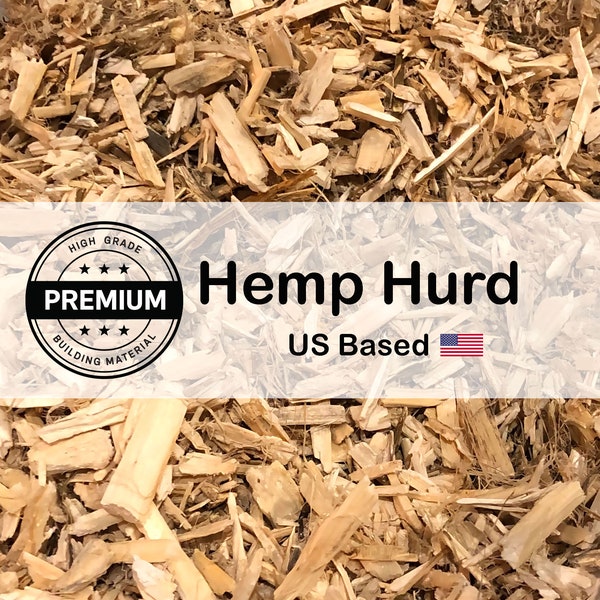 Hurd - 1 lb Premium Hemp Hurd |  Hempcrete Raw Materials, Hemp Shiv, Sustainable Living