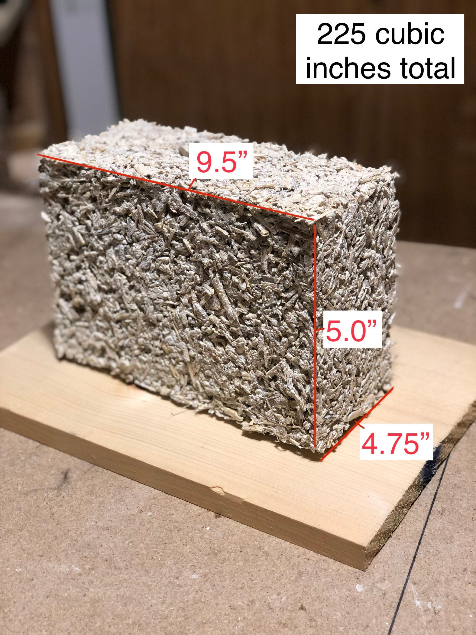 DIY Hempcrete Block Kit: Hemp Hurd, Lime, and Recipe - Etsy