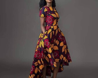 high low ankara dresses