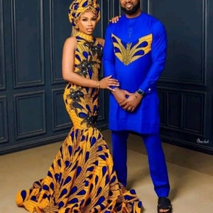 Ankara Couple Set Etsy