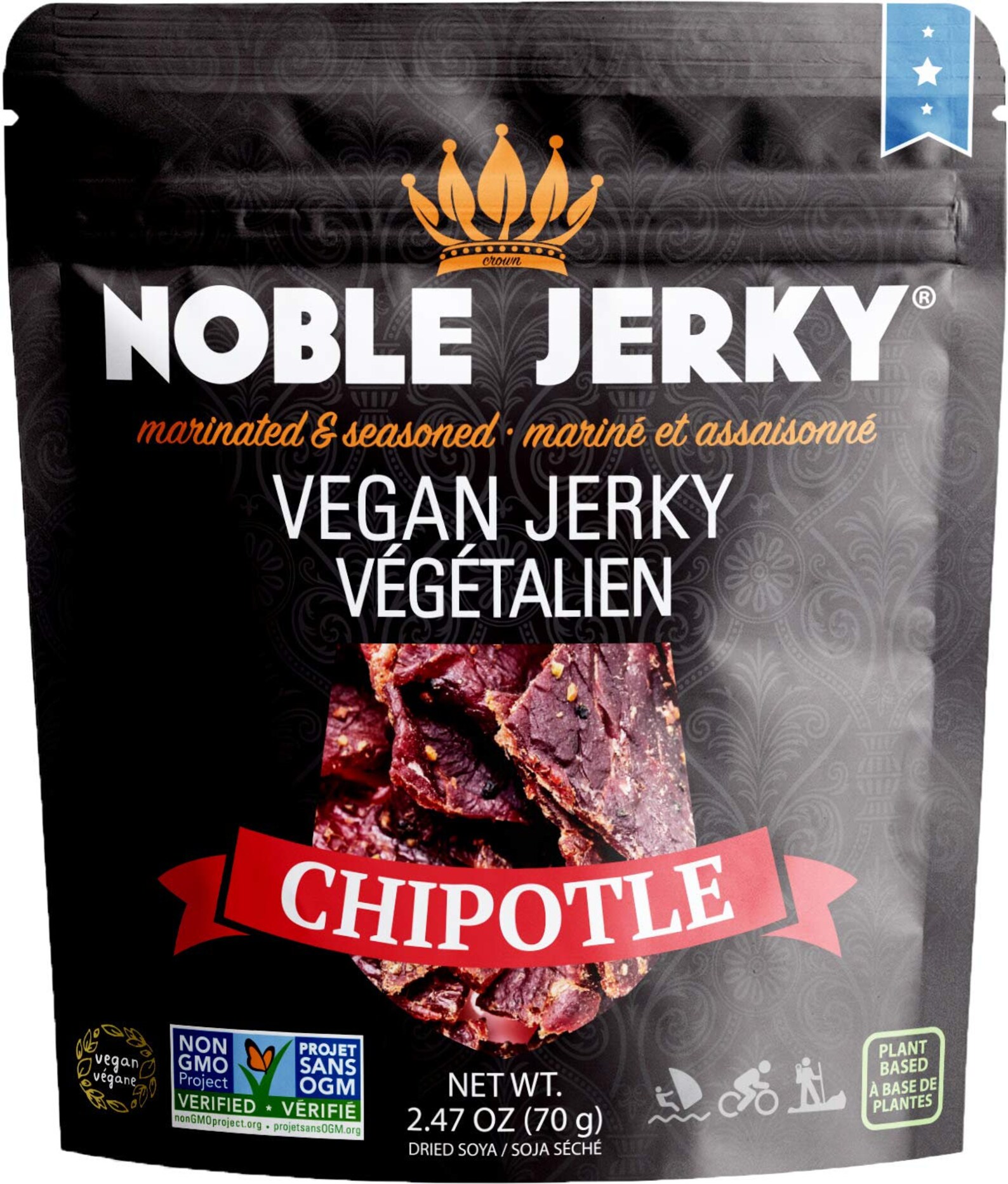 Noble Jerky Vegan Jerky Variety Pack 4 Flavors Etsy