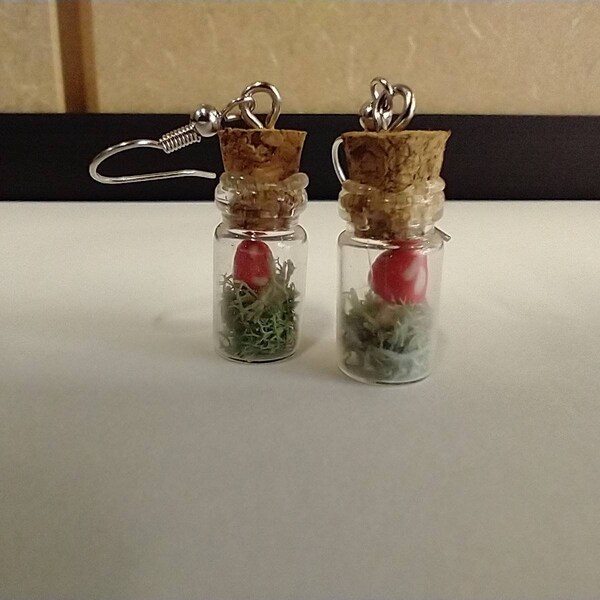 Mushroom Jar Earrings