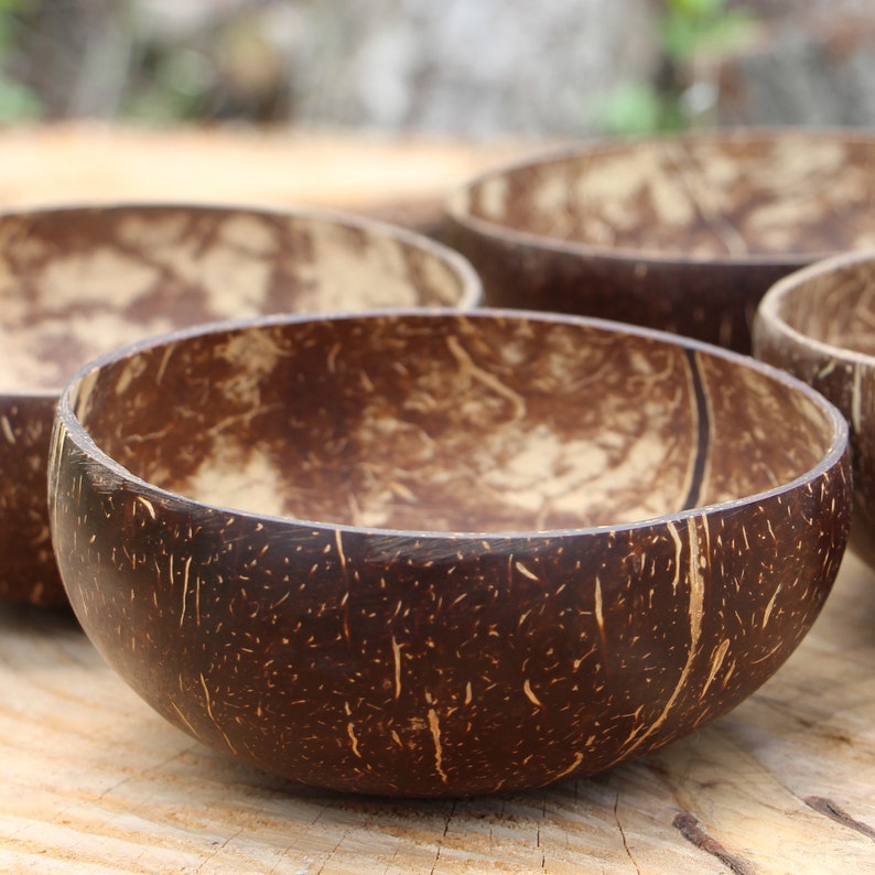 Polished coconut bowl Etsy