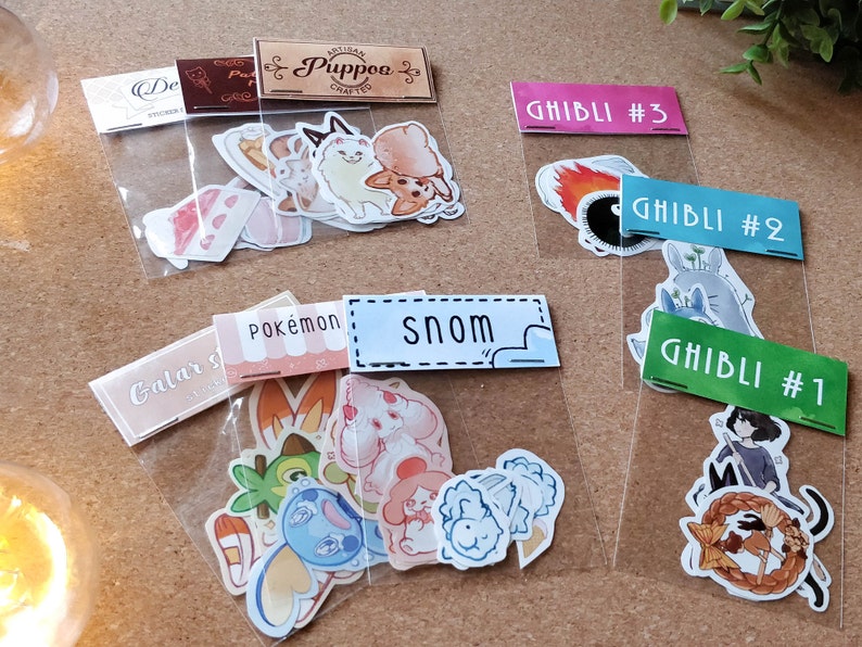 10 Various sticker sets Etsy