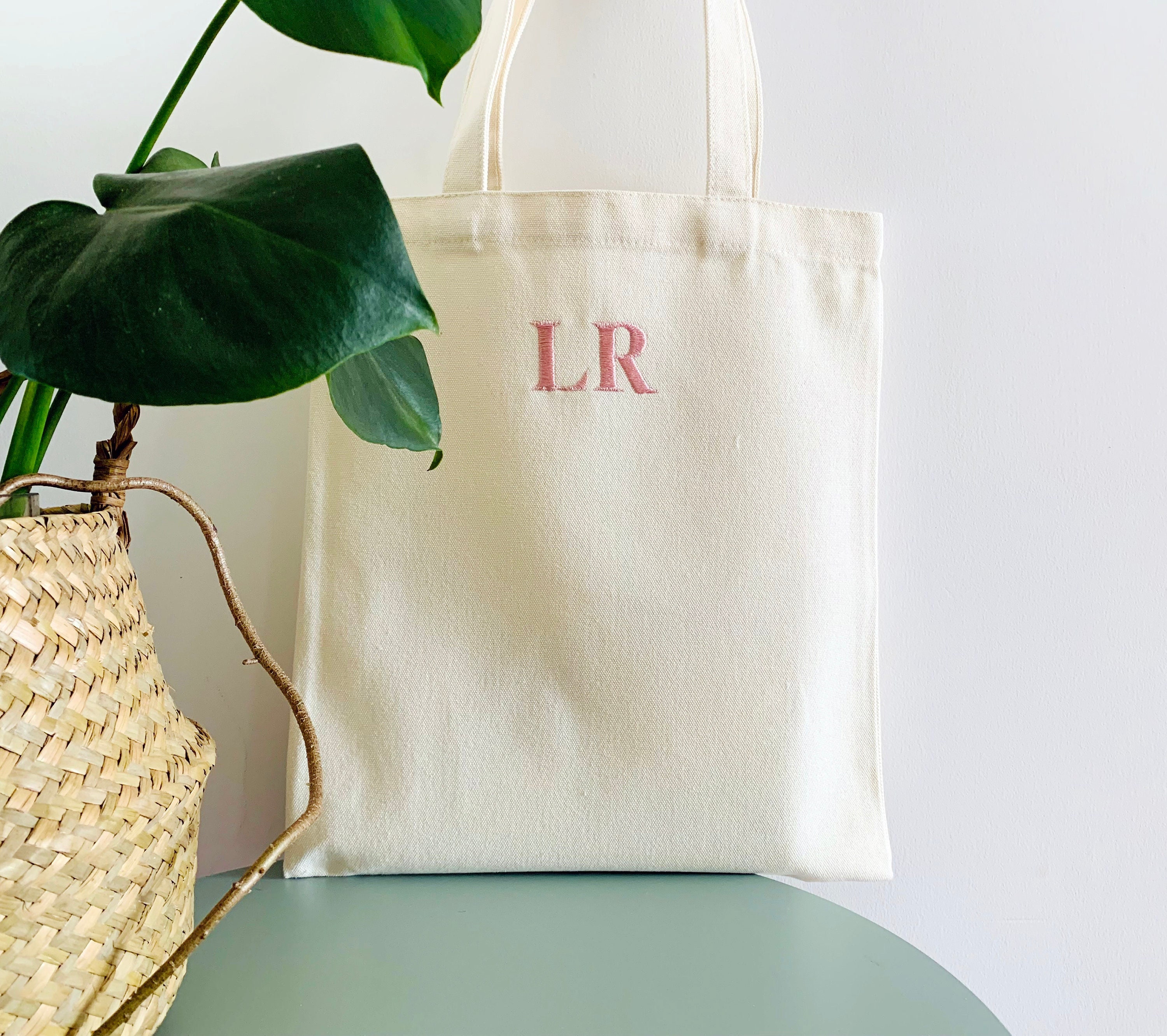 Naive Argo Personalized Initial Tote Bag Gifts - Custom Totes