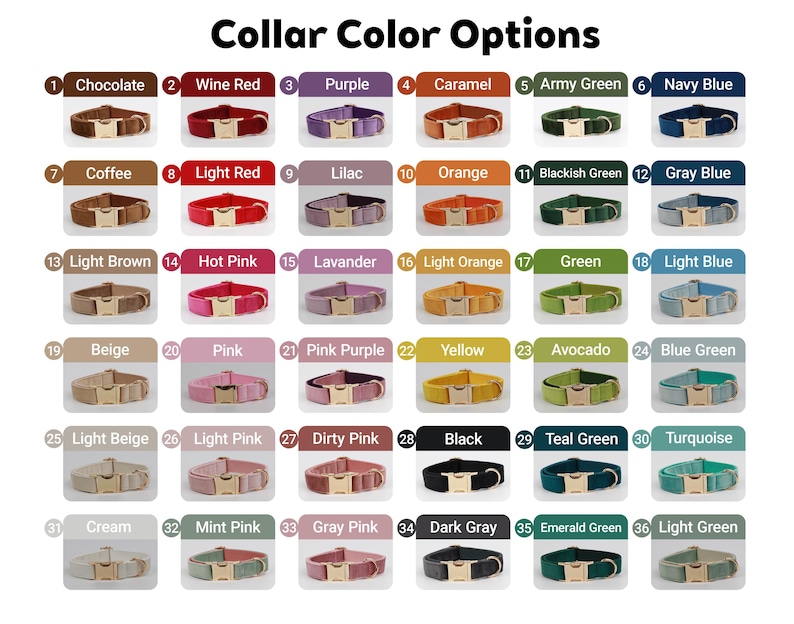 Personalized Embroidered Dog Collar, Personalized Velvet Dog Collar ...