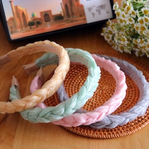Chiffon Braided Headband: Tulle Braid, Non-slip Hair Accessory