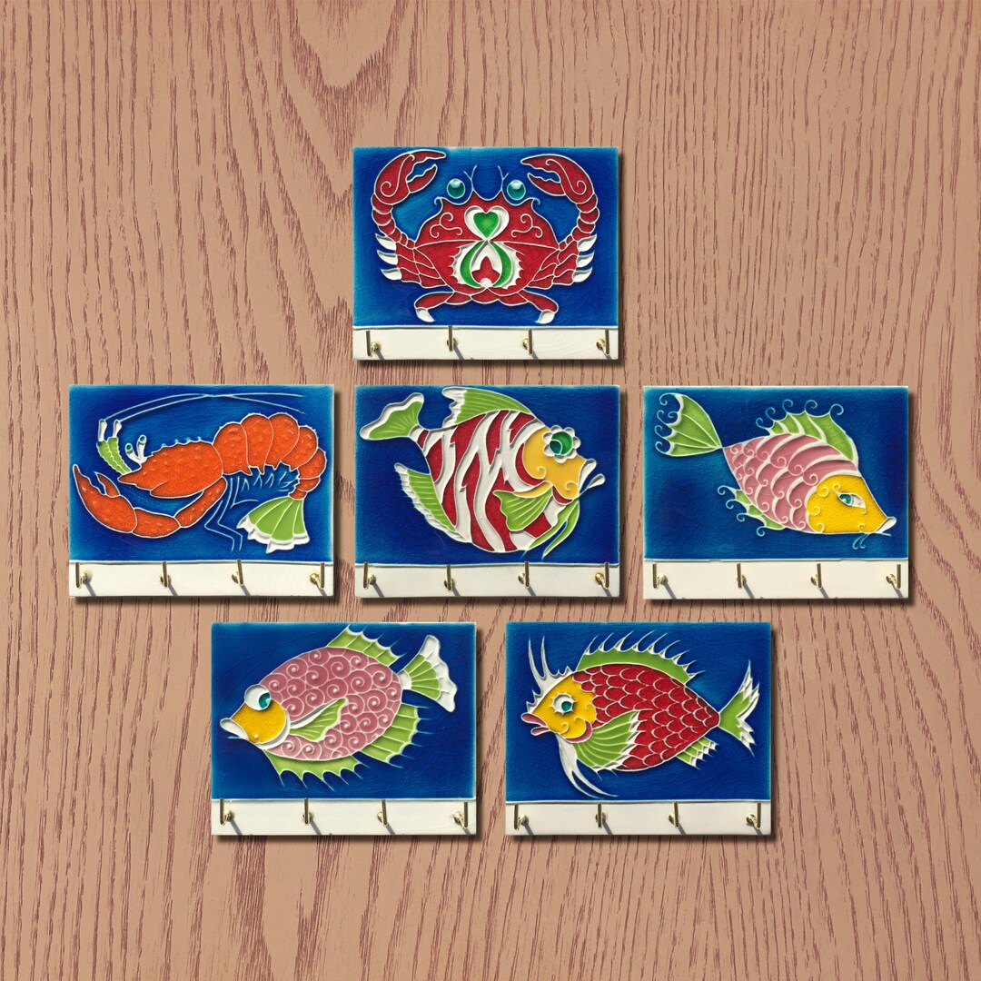 Creazioni Luciano Wall Key Holder / Wall Key Holder PESCI Etsy