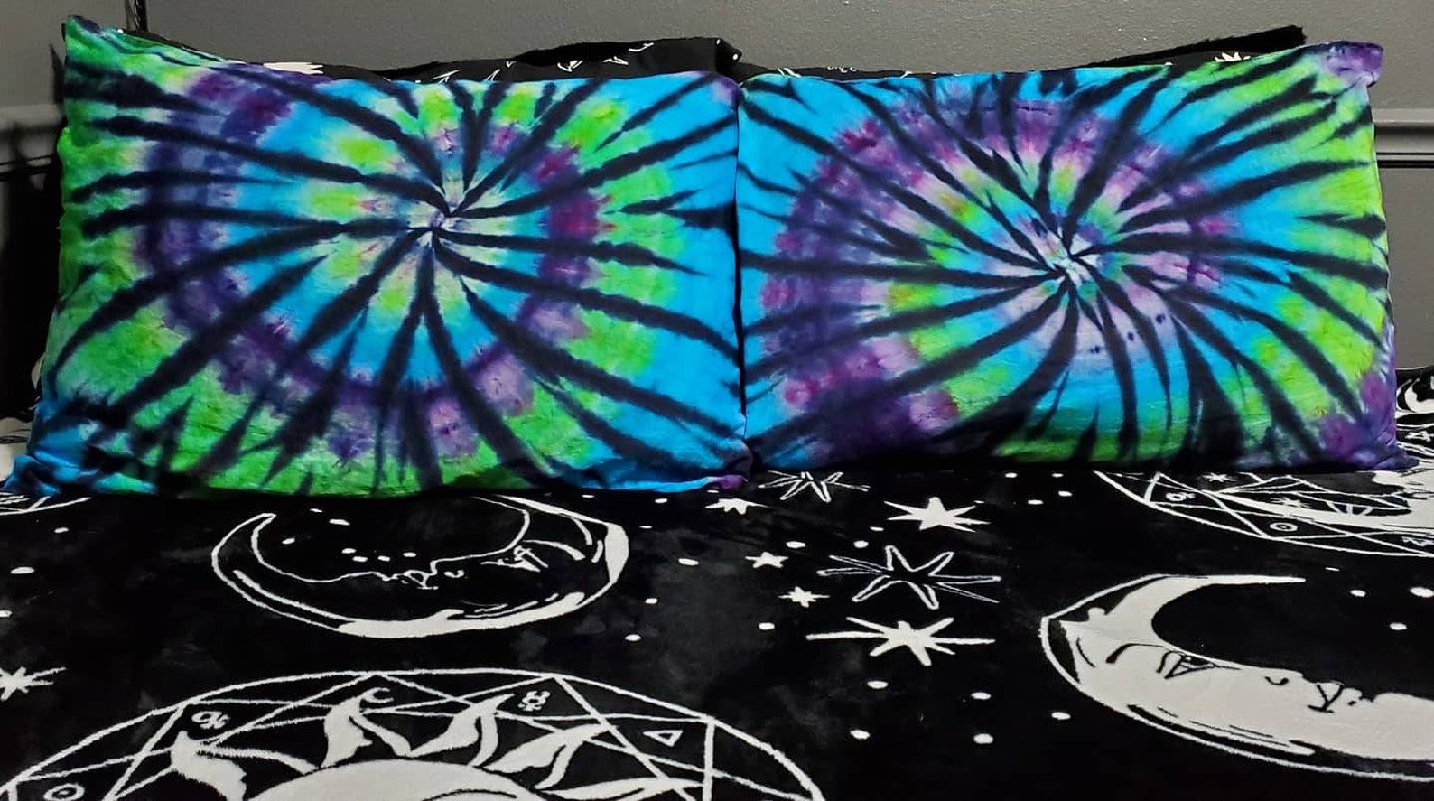 Custom Tie Dye Pillowcase Set Etsy