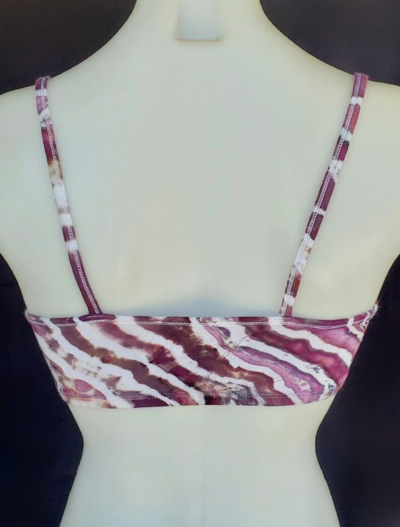Rainbow Tie Dye Bralette Black