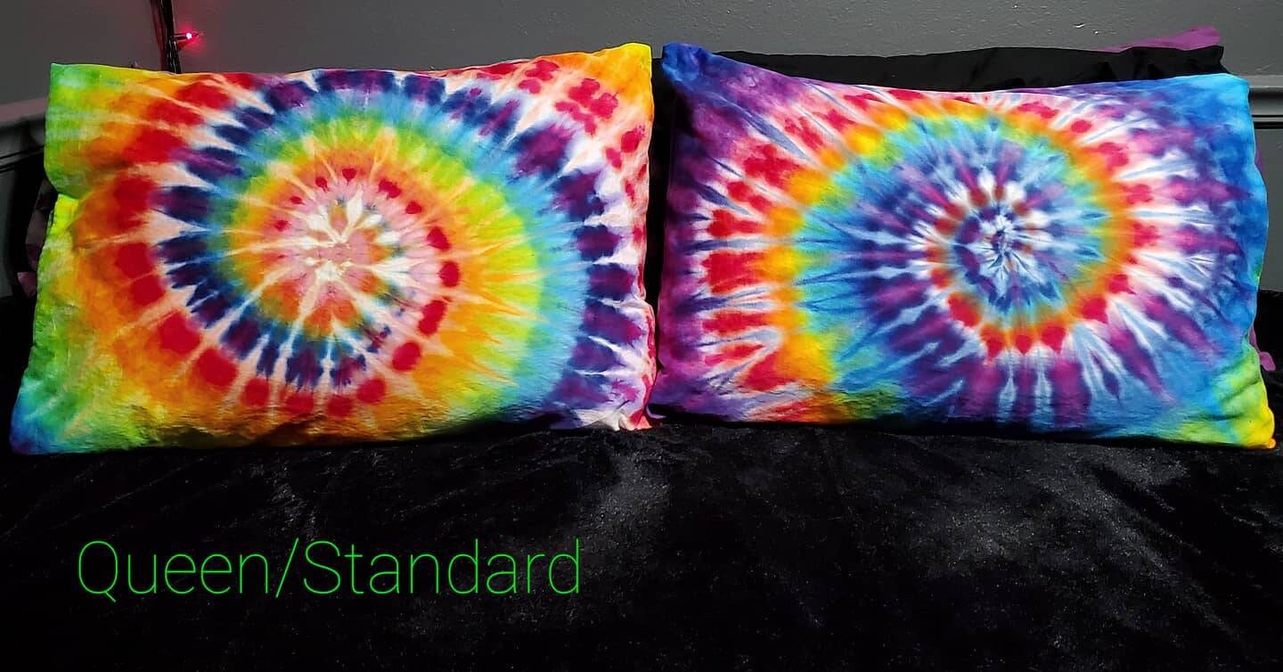 Custom Tie Dye Pillowcase Set Etsy
