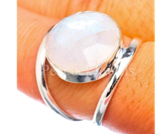 Designer Moonstone Ring, June Birthstone Ring, Handmade Silver Ring, 92.5 Silver Ring, Sterling Silver Ring, Moonstone Ring, Gift Ring, Love